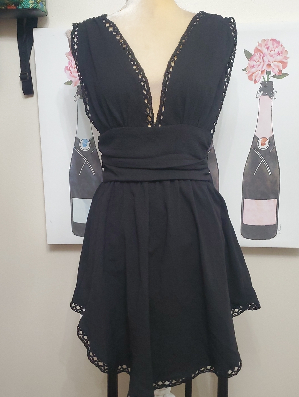 Shein cover-up dress size 6